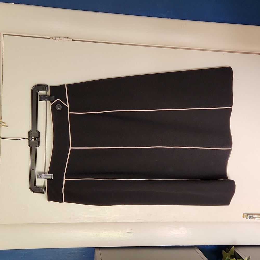 Black Secretary Skirt